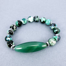 Load image into Gallery viewer, Green N Black Agate

