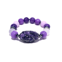Load image into Gallery viewer, Purple agate &amp; jade mix
